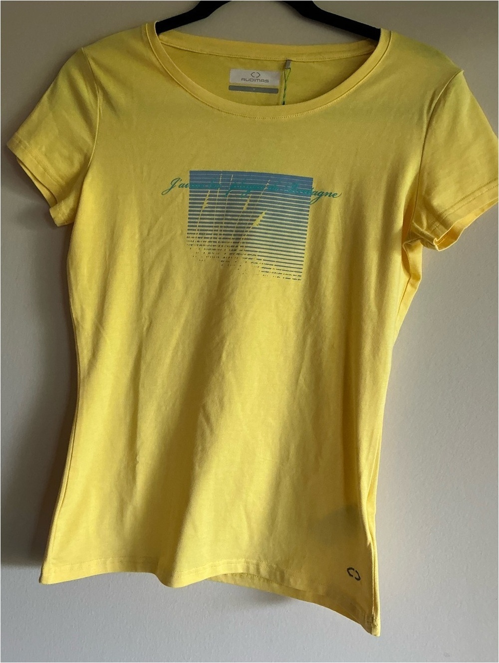 Yellow Graphic Crewneck Tee -